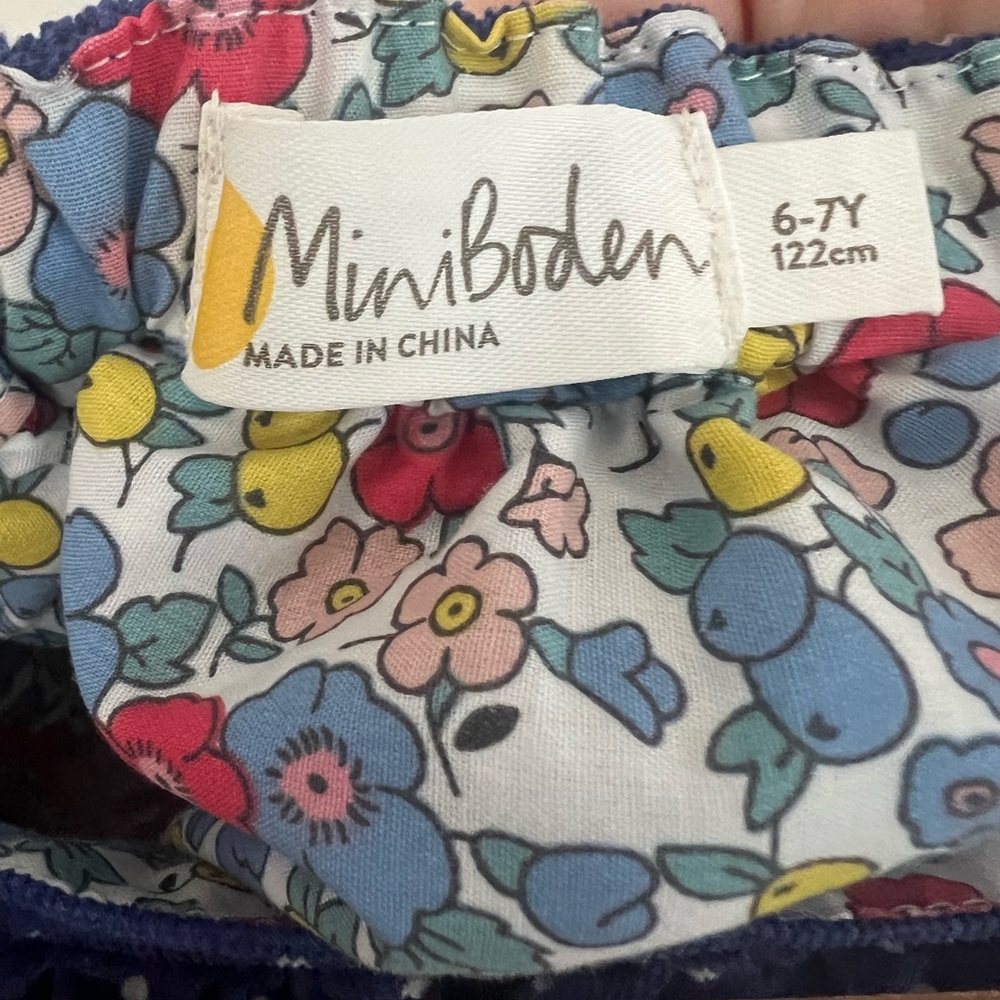 Mini Boden Lion Corduroy Skirt size 6-7 - Picture 6 of 7